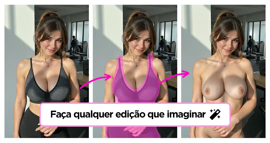 Demonstração de troca de roupas